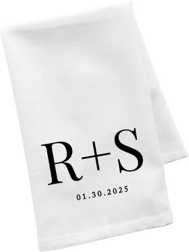 Vista 29 de Andaz Press Toalla de Cocina Personalizada, Toalla de Té de Saco de Harina, La Mejor Mamá de Todos los Tiempos Nombres Personalizados de Niños