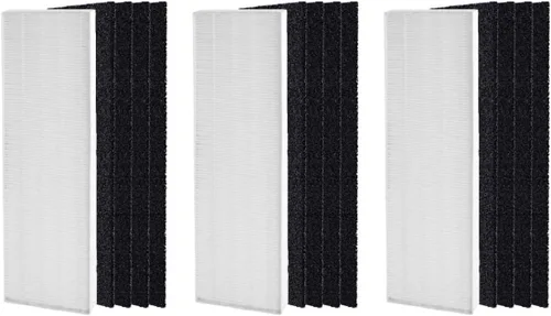 Vista 3 de Nispira AeraMax 90 100 DX5 DB5 Filtro de repuesto para purificador de aire Fellowes Aeramax Parte 40101701 9287001 9324001, carbón activado HEPA