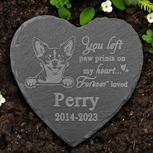 Vista 34 de Piedra conmemorativa de Golden Retriever, estatua de Golden Retriever, placa conmemorativa de Golden Retriever, regalos conmemorativos de Golden