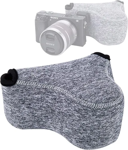 Vista 11 de JJC Funda de neopreno ultra ligera en negro para cámara, compatible con X-E4 X-T30 II X-T30 X-T20 X-T10 + lentes prime cortas, 18mm F1.4/ 27mm F2.8