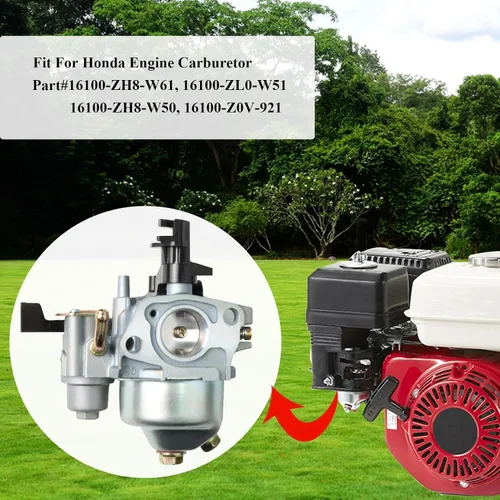 Vista 7 de Carburador GX160 Compatible con Honda GX120 GX200 Carburador 5.5HP 6.5HP 7HP Motor Harbor Freight Predator 212cc 16100-ZH8-W61