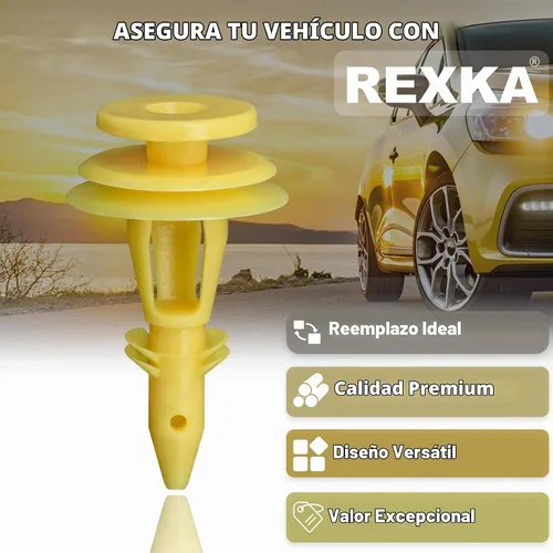 Vista 4 de Rexka 20 unids pasador de retención del panel de ajuste de puerta elevadora para Chrysler 6502991 93-04 Jeep Grand Cherokee ZJ & WJ 20PZAS