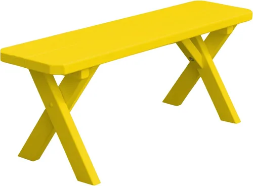 Vista 41 de Furniture Barn USA Pine - Banco cruzado de 2 pies, color negro