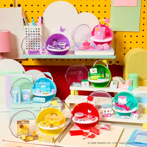 Vista 13 de MGA's Miniverse Make It Mini Hello Kitty and Friends Series 3 Mini coleccionables, Sanrio, réplicas de papelería retro, manualidades, bricolaje, 8+