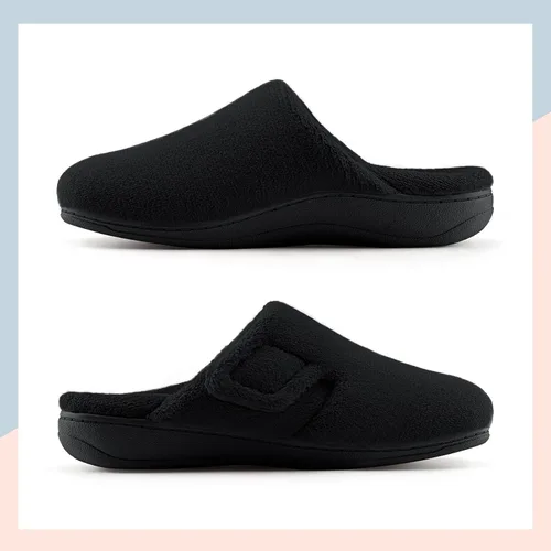 Vista 4 de Pantuflas ortopédicas Relax con soporte de arco para mujer