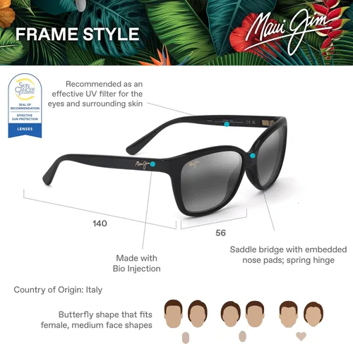 Vista 12 de Maui Jim Gafas de sol Starfish Cat Eye para mujer