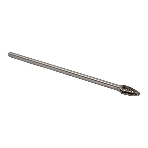 Vista 49 de Drill America SA-1 Rebaba de carburo/lima giratoria cilíndrica de doble corte para amoladora de troquel de 1/4" de diámetro x 5/8" de longitud