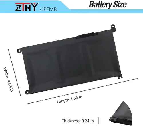 Vista 7 de ZTHY JPFMR - Batería de repuesto para laptop Dell Chromebook 3400 3100 2 en 1 5488 5493 5593 Series 0JPFMR 7MT0R 16DPH 65N6H 7T0D3 07GDY DN33X RDNP5