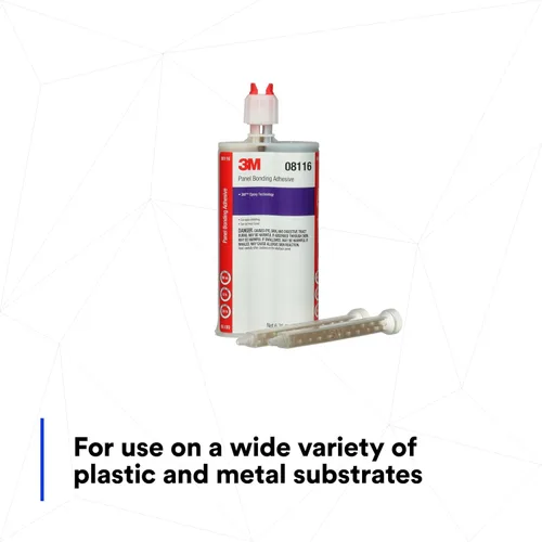 Vista 5 de 3M 08116 cartucho adhesivo para unión de paneles - 200 ml Negro