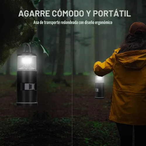 Vista 7 de Regalo de Navidad para él, linterna LED de campamento, multiherramienta y equipo de pesca para exteriores, camping, senderismo, regalos