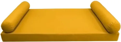 Vista 2 de Style5 Full Outdoor Daybed Mattress Bolster Knife Edge Insert and Cover Complete Set - AD108