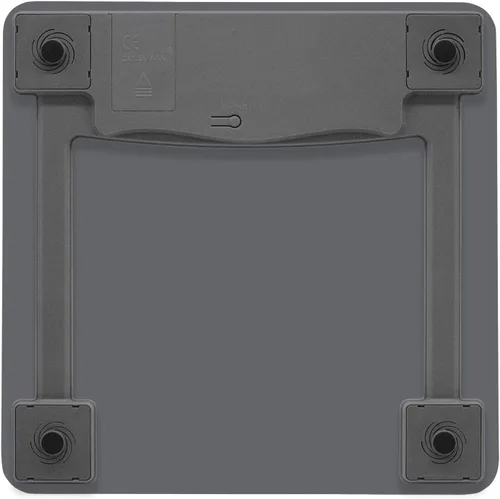 Vista 3 de Taylor Báscula digital de baño con diseño de espiga de pintura texturizada de vidrio, gris, 5273274