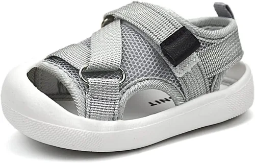 Vista 6 de OAISNIT Sandalias deportivas para bebés, niños y niñas, ligeras, antideslizantes, suela de goma, zapatos de agua acuática para playa, zapatos