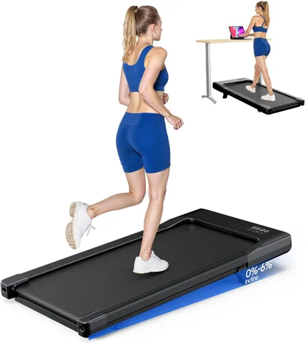 Vista 10 de SupeRun Walking Pad with Incline, Under Desk Treadmill, 3 in 1 Portable Treadmills for Home with Remote Control LED Display, 2.5 HP Quiet Mini