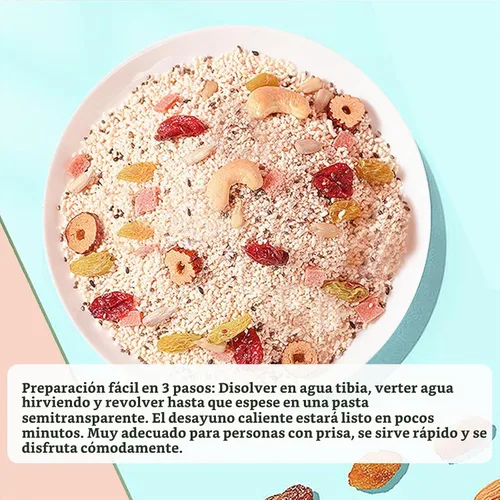 Vista 5 de Polvo de raíz de loto de nuez de semilla de chía 500g/17.63oz Reemplazo