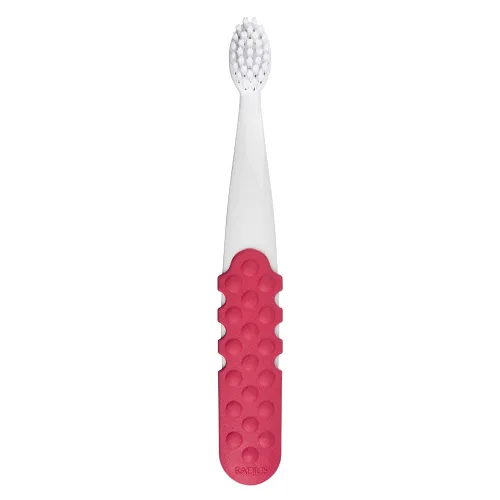 Vista 15 de RADIUS Totz Plus Brush - Cepillo de dientes para niños, sedoso, suave, sin BPA, aceptado por la ADA, diseñado para dientes delicados y encías