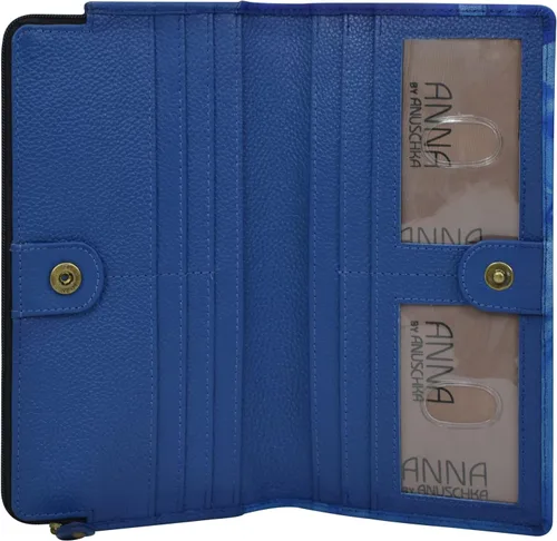 Vista 3 de Anna by Anuschka Women's Hand Painted Leather Two Fold Wallet