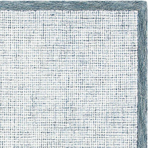 Vista 7 de SAFAVIEH Colección Abstract Alfombra de Área - 6' Cuadrada, Azul Marino y Marfil, Lana Hecha a Mano, Ideal para Áreas de Alto Tráfico en Sala