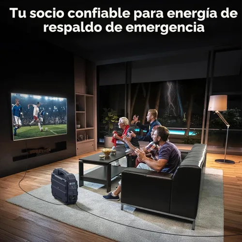 Vista 6 de BLAVOR Generador solar de 1600W, estación de energía 1024Wh con panel Azul marino