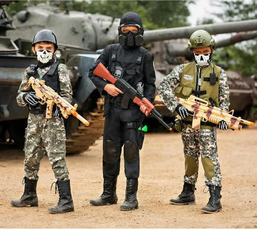 Vista 4 de Disfraz de Fuerzas Especiales para Niños