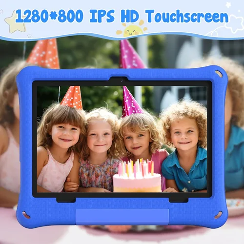 Vista 5 de CALLSKY-NOTE Tableta para niños, tableta Android 15 para niños de 10 pulgadas Octa-Core, 12GB+64GB+2TB almacenamiento expandible, funda EVA, control