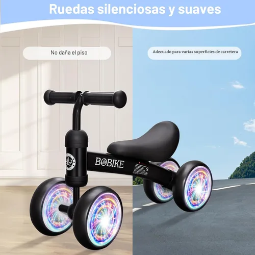 Vista 5 de Baby Balance Bike Toys for 12-36 Months Kids Toy Boy and Girls Gifts Toddler Best First Birthday Gift Children Walker No Pedal Infant 4 Wheels
