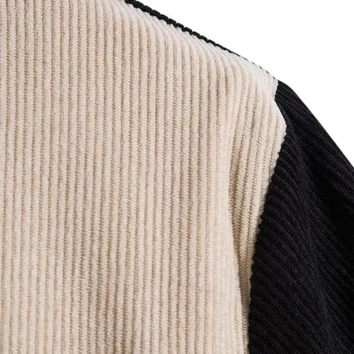 Vista 8 de Camiseta de manga corta con estampado de patchwork de lino y algodón para Hombre, blusa con botones bolsillo hawaiano