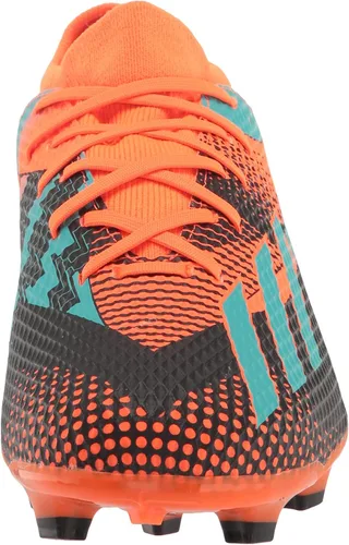 Vista 2 de adidas Tenis de fútbol unisex para adultos X Speedportal Messi.3 para terreno firme, Cloud White-core Black-solar Red