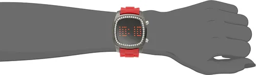 Vista 2 de TKO ORLOGI Reloj digital con espejo cristalizado para mujer con correa de goma
