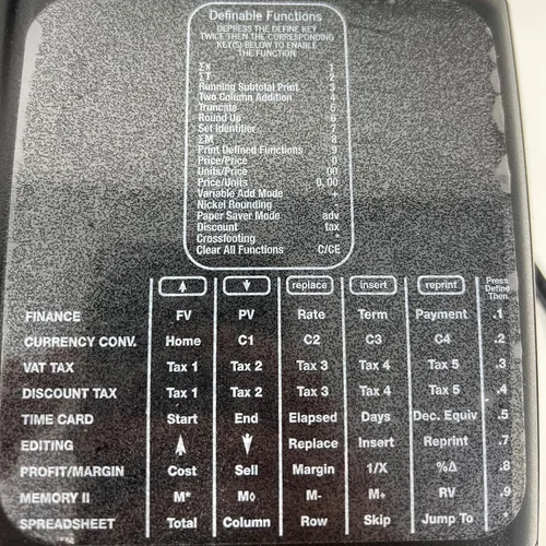 Vista 5 de Monroe UltimateX Calculadora ejecutiva de impresión con capacidades de edición y reimpresión