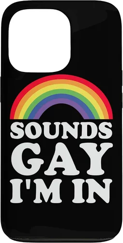 Vista 10 de Funny Gay Pride Sounds Gay I'm In LGBTQ Case for iPhone 16