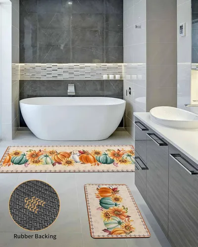 Vista 5 de Tapete de baño para bañera del suroeste, antideslizante, de secado rápido y absorbente, de tierra de diatomeas, fregadero de cocina, tapete