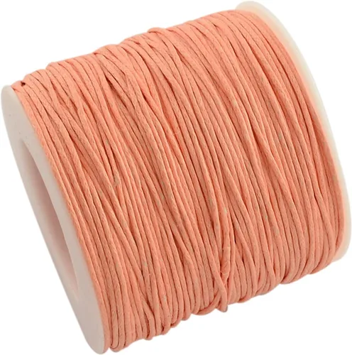 Vista 26 de Cordón de algodón encerado aguamarina de 100 yardas, hilo trenzado para cuentas de cordón de pulsera, collar de alambre de 0.039 pulgadas