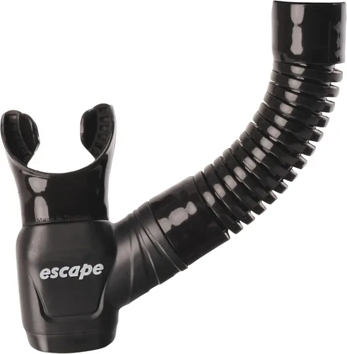Vista 3 de SCUBAPRO Escape semi-seco Snorkel, con válvula de purga y diseño de tapa de barril de protección contra salpicaduras Blanco