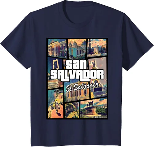 Vista 80 de Camiseta Orgullosa de San Salvador Capital El Salvador