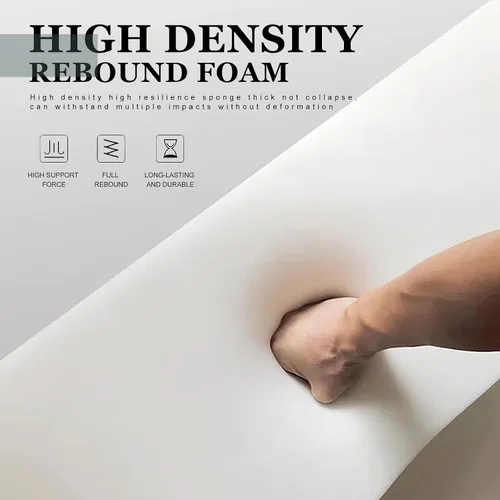 Vista 5 de Extensión de colchón, relleno de espacio entre cabecero y colchón o pared, almohada de cabecero de espuma de alta densidad con funda extraíble