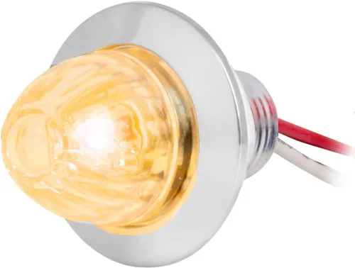 Vista 16 de GG Grand General 75390 Mini empuje/tornillo sandía ámbar/ámbar luz LED con tuerca 1 pulgada