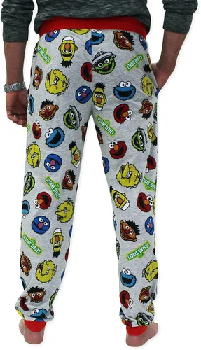 Vista 5 de Sesame Street Pantalón de pijama de personajes Elmo Cookie Monster Jogger