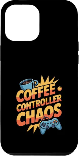 Vista 25 de Coffee Controller and Chaos Gamer Parents Mom and Dad Case for iPhone XR