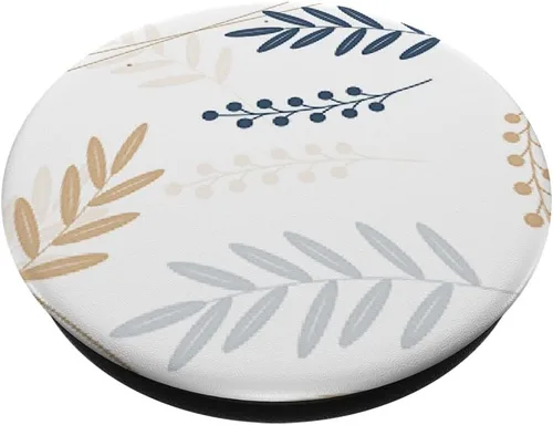 Vista 2 de PopSockets - Agarre y soporte para teléfonos y tabletas, diseño de flores