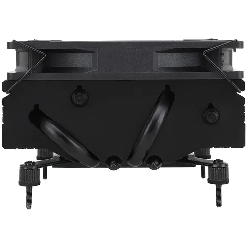 Vista 2 de Thermalright AXP90-X53 Enfriador de aire negro de bajo perfil para CPU, 2.087 in de altura, con ventilador de CPU PWM delgado TL-9015B, enfriador