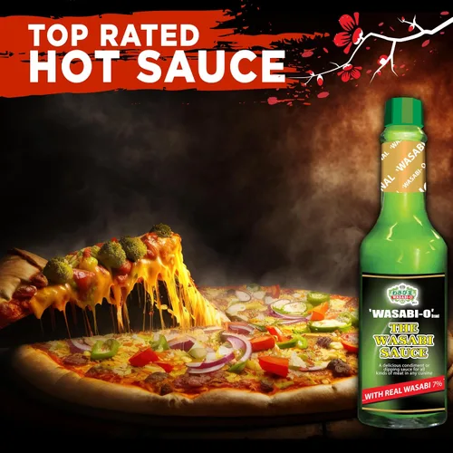 Vista 4 de Wasabi O Salsa picante y picante – Salsa japonesa fresca hecha con wasabi puro y real, sin gluten y salsa de wasabi vegana para bistec y sushi