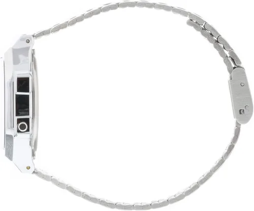 Vista 3 de Casio Colección Retro A168WA-1YES - Reloj digital para hombre con iluminación Plateado Digital movimiento de cuarzo
