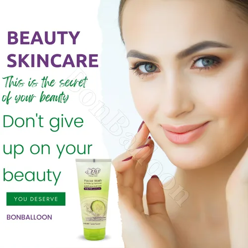 Vista 6 de (5.07 oz /5.1 fl oz) de lavado facial Eva y removedor de maquillaje enriquecido con pepino y yogur. Esta mezcla natural revive tu piel equilibra su