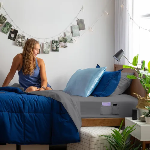 Vista 2 de Bare Home - Juego de sábanas y fundas de almohadas de microfibra ultrasuave de 1,800 hilos y doble bolsillo, doble cepillado, bolsillo profundo, 02