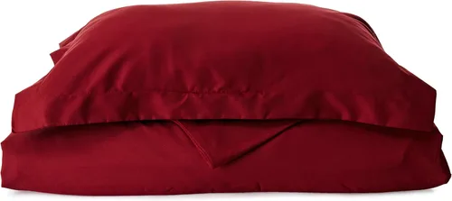 Vista 2 de Elegant Comfort Resistente a las arrugas, juego de funda de edredón de microfibra de 2 piezas de alta calidad hotelera, 1500 hilos, sólido Aqua