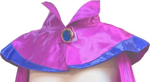 Vista 2 de Conjunto de guantes de capa larga para niñas, accesorios de coronación de princesa