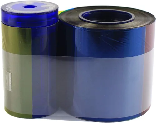 Vista 5 de 535000-003 Kit de cinta de color para impresora de tarjetas Datacard CP40 CP60 CP80, YMCKT 500 Imágenes (YMCKT)