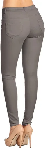 Vista 4 de 2LUV - Pantalones de uniforme elástico de 5 bolsillos para mujer