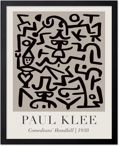 Vista 108 de Poster Master Póster vintage de Paul Klee – Impresión retro de cómicos – Arte de dibujo – Arte abstracto – Regalo para hombres y mujeres – Estilo-09